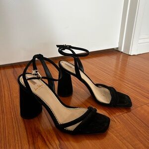 Sam Edelman Black Strappy Heels